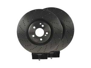 ES#4643291 - 0004212012KT4 - Front Brake Rotors - Pair (360x36) - Does not include new rotor securing screws - Brembo - Mercedes Benz