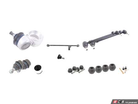 ES#2763730 - W12314PCKITKT - Front Suspension Refresh Kit - Includes Lower Control Arms, Ball Joints, Tie Rods, Drag Link, Bushings, And Intermediate Arm Repair Kit - Assembled By ECS - Mercedes Benz