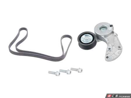 ES#2954115 - 022145933p2KT - Accessory Belt Kit - Keep your drive belt tight with a new belt, tensioner, and hardware - Assembled By ECS - Volkswagen