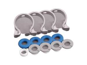 ES#4068862 - 13537573801KT - Fuel Injector Sealing Set - Set Of Four - Seals and clip for the injector for a complete repair for four injectors - Bosch - MINI