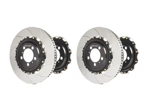 Porsche 996 / 997.1 2-Piece Slotted Front & Rear Rotors 