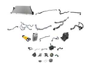ES#4845815 - F30340CSRL3AKT - Cooling System Refresh Kit - Level 3 - Everything you need to totally service your cooling system, including a radiator and belt service. - Assembled By ECS - BMW
