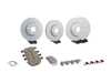 ES#3490740 - 34116851269KT2 - Front & Rear Brake Service Kit - Featuring Zimmermann rotors and Pagid pads - Assembled By ECS - BMW