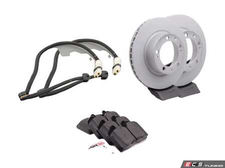 ES#2618904 - 95135104102FPKT1 - Performance Front Brake Service Kit - Featuring Zimmerman Z-Coated rotors and Hawk HPS brake pads - Assembled By ECS - Porsche