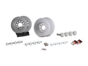 ES#2918700 - 5qd698151KT - Front & Rear Brake Service Kit - Featuring genuine rotors and pads. - Genuine Volkswagen Audi - Volkswagen