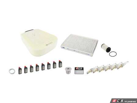 ES#4829993 - 4m0133843gKT - 40k Service Kit - This kit feature genuine cabin Air Filter, Air Filter, spark Plugs, 5w-40 Oil, and drain plug - Genuine Volkswagen Audi - Audi