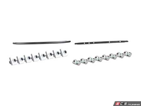 ES#4642573 - 51137331935KT - Roof Railing Install Kit - F55  - Require to drill and mount hardware to the roof top in order to add the factory roof rack base bars - Genuine MINI - MINI