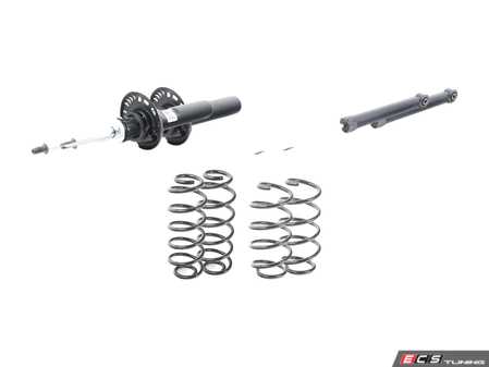 ES#2777904 - 1k0411105dbKT - Cup Kit - Restore factory suspension with front and rear springs and shocks - Genuine Volkswagen Audi - Volkswagen