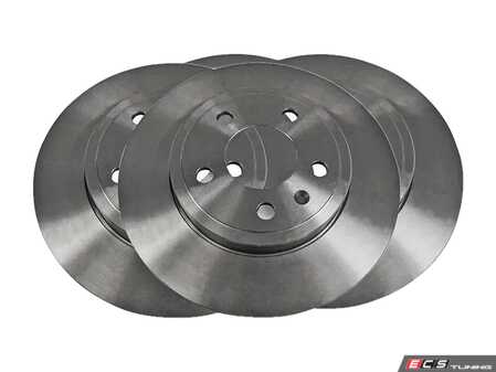 ES#3536507 - 8e0615601mKT8 - Rear Brake Rotors - Pair (288x12) - Restore the stopping power in your vehicle - Vaico - Audi