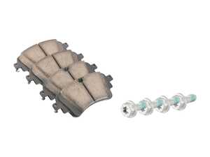ES#4430264 - 8w0698451beKT - Rear Brake Pad Set - Restore your stopping power - Genuine Volkswagen Audi - Audi