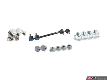 ES#2602939 - 31351097179KT2 - Front Sway Bar Installation Kit - 23MM - Everything you need to install a new OE front sway bar including HD end links - Assembled By ECS - BMW