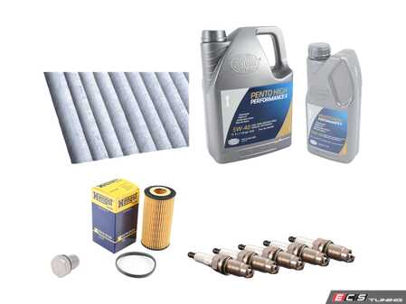 ES#2996970 - 06D115562KT17 - 40k Service Kit  - Featuring Pentosin high performance synthetic engine oil and Denso copper electrode spark plugs - Assembled By ECS - Volkswagen