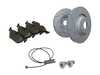 ES#2703077 - USR1114KT - Performance Rear Brake Service Kit - Featuring EBC slotted rotors and ECS EP24 "Enthusiast Performance" brake pads. - Assembled By ECS - BMW