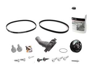 ES#5386554 - 07K121011BKT9 - Thermostat / Water Pump Replacement Kit - Includes necessary parts to replace the thermostat. - Genuine Volkswagen Audi - Volkswagen