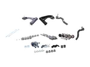 ES#4017575 - w2104-fsk-abe-S2 - Front Suspension Refresh Kit - Stage 2 - Includes lower control arm bushings, lower ball joints, outer tie rod ends, inner tie rods, upper control arms and associated hardware - Assembled By ECS - Mercedes Benz
