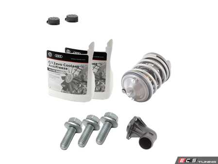 ES#2794833 - 03h121113KT - Thermostat Replacement Kit - Designed to ease installation procedure of thermostat and prevent a re-do - Genuine Volkswagen Audi - Volkswagen