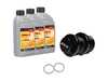 ES#4057064 - G052527AKT2 -  Manual Transmission Fluid Service Kit - With ECS Magnetic Drain Plug  - Featuring 3 liters of ROWE 75W-80 fluid and a ECS magnetic drain plug to service your transmission. - Assembled By ECS - Volkswagen