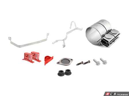 ES#3135666 - 18207546980KT - Exhaust Muffler Clamp Kit - Right - All in one kit to replace your upper and lower clamp - Genuine MINI - MINI