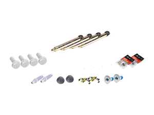 ES#2770956 - 0009919760KT - Rear Pad And Rotor Installation Kit - Includes everything to install new rear brakes including guide pins - Genuine Mercedes Benz - Mercedes Benz