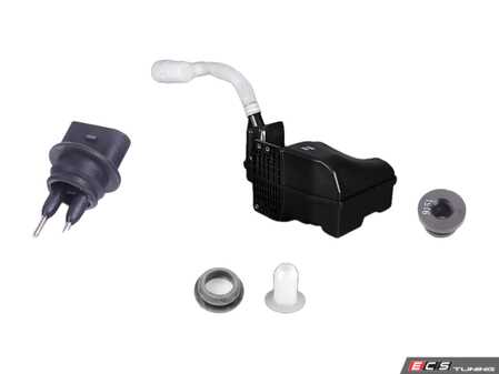 ES#4933016 - 5k0955453bKT - Washer Reservoir Kit - 4.5L capacity replacement washer fluid reservoir with new level sensor and all required gaskets and plugs. - Assembled By ECS - Volkswagen