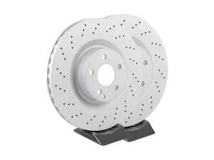 ES#2806884 - 2214211612KT3 - Front Brake Rotors - Pair (350x32) - Does not include new rotor securing screws - Zimmermann - Mercedes Benz