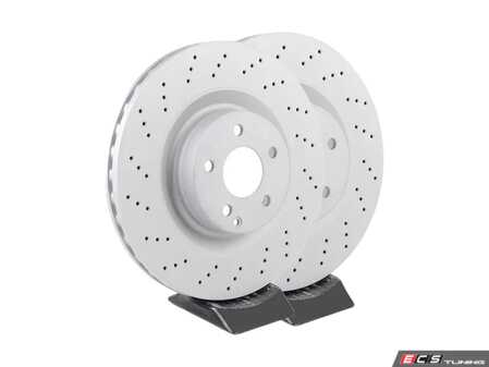 ES#2806884 - 2214211612KT3 - Front Brake Rotors - Pair (350x32) - Does not include new rotor securing screws - Zimmermann - Mercedes Benz