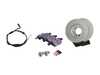 ES#4679997 - 34116854998PKT - Performance Front Brake Service Kit - Plain - Featuring ECS V5 Performance Brake Rotors and ECS EP24 Enthusiast Performance Pads - Assembled By ECS - BMW