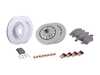 ES#3184333 - 4e0698301pkt2 - Front & Rear Economy Brake Service Kit - Featuring Zimmerman rotors and Textar brake pads - Assembled By ECS - Audi