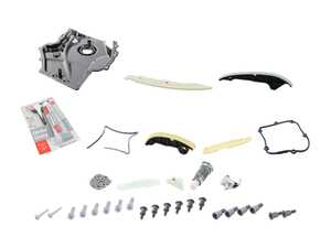 ES#4784852 - 06K109158BBKT4 - Ultimate Timing Chain Kit - Includes chains, tensioners, rails, gasket sealant and all necessary hardware - Assembled By ECS - Volkswagen