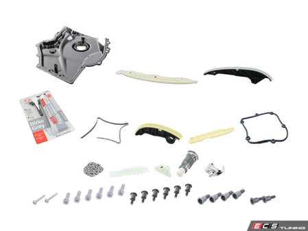 ES#4784852 - 06K109158BBKT4 - Ultimate Timing Chain Kit - Includes chains, tensioners, rails, gasket sealant and all necessary hardware - Assembled By ECS - Volkswagen