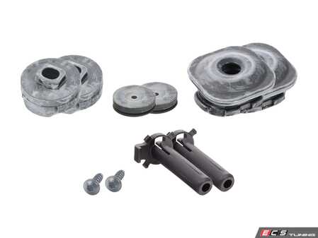 ES#4821219 - 4H0121276KT1 - Radiator Installation Kit  - Install new hardware with your new radiator - Assembled By ECS - Audi