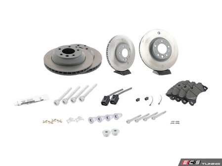 ES#4656982 - 95835140301KT5 - Front & Rear Brake Service Kit - Featuring Genuine Porsche rotors, and Genuine Porsche pads - Genuine Porsche - Porsche