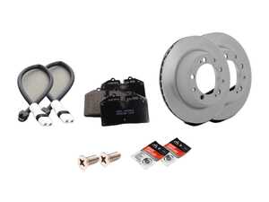 ES#2618893 - 95135204101ROKT - Rear Brake Service Kit - Featuring Sebro rotors and Mintex brake pads - Assembled By ECS - Porsche