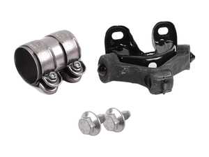 ES#2966543 - 5c6253609alKT - Rear Muffler Installation Kit - Includes retaining mount and clamp with all the necessary hardware - Genuine Volkswagen Audi - Volkswagen