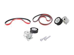ES#4707954 - 06E903137T2KT - ECS Performance Kevlar Reinforced Accessory/Supercharger Belt Kit W/ Tensioners - Includes the tensioner assembly, ECS performance Kevlar reinforced accessory and supercharger belt, accessory and supercharger tensioners and hardware. - Assembled By ECS - Audi