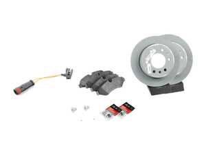 ES#4659112 - 910423020007KT - Rear Brake Service Kit - Featuring Genuine Mercedes-Benz rotors, and Genuine Mercedes-Benz pads - Genuine Mercedes Benz - Mercedes Benz