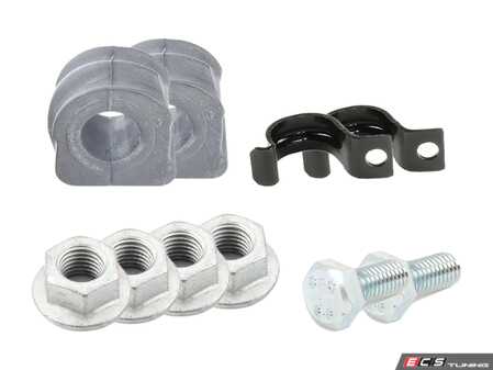 ES#3660513 - 1j0411314acktKT - Front Sway Bar Installation Kit  - Includes brackets, bushings, & all necessary hardware to properly install a new sway bar. - Assembled By ECS - Audi