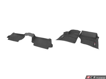 ES#2986463 - 44151-1-2KT - Front & 2nd Row FloorLiner DigitalFit - Black - Laser measured for perfect fitment and ultimate protection against moisture and debris - WeatherTech - Audi