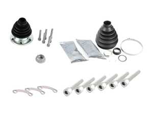 ES#2996856 - 1K0498203KT3 - CV Joint Refresh Kit  - Includes all the boots and bolts you'll need to service one driveshaft - Assembled By ECS - Volkswagen