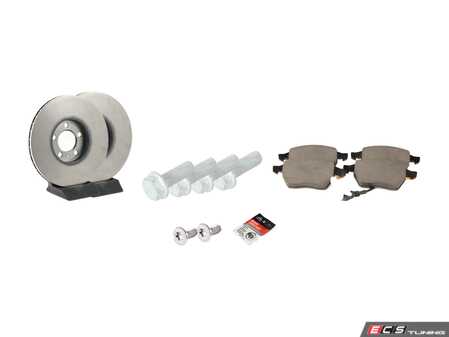 ES#2778073 - 3A0615301AKT9 - Front Brake Service Kit - Everything you'll need to service your front brakes - Genuine Volkswagen Audi - Volkswagen