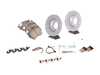 ES#3647421 - 99635140601KT - Front Brake Service Kit - Featuring Zimmerman rotors, and Akebono Euro Ceramic pads - Assembled By ECS - Porsche