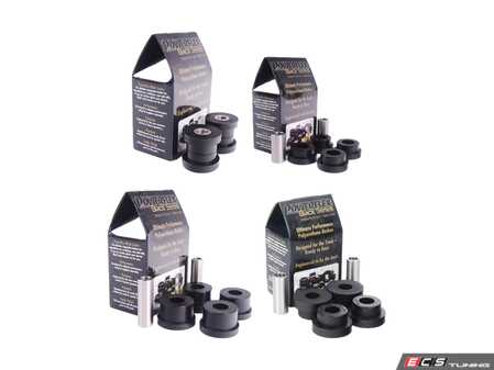 ES#3699201 - pfr85-514bx2KT - Complete Rear Polyurethane Suspension Bushing Kit - Powerflex Black Series upgrade for the rear of your vehicle - Powerflex Black Series - Volkswagen