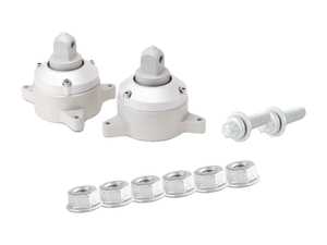 ES#4810727 - 22116860465KT3 - Performance Engine Mount Replacement Kit - Featuring Black Forest Industries Stage 1 Billet Aluminum Engine Mount Kit & installation hardware! - Assembled By ECS - BMW