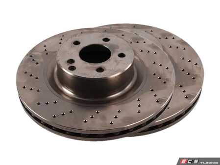 ES#2576012 - 2204211112KT2 -            Front Brake Rotors - Pair - Does not include new rotor securing screws - Zimmermann - Mercedes Benz