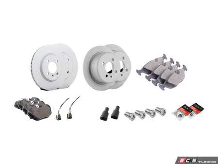 ES#4813454 - 34111160915KTX - Front & Rear Brake Service Kit - Featuring Zimmerman rotors and Pagid pads. - Assembled By ECS - BMW