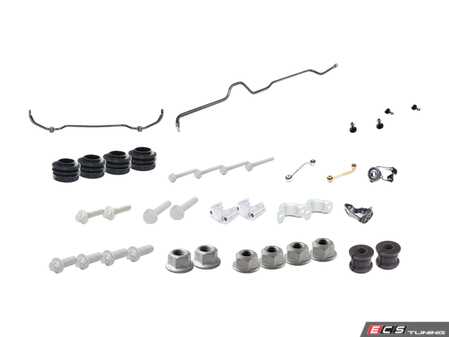 ES#2795552 - 2093200410KT4 - Front And Rear Sway Bar Kit - Includes New Front And Rear Sway Bars, Brackets, Hardware, And End Links - Assembled By ECS - Mercedes Benz