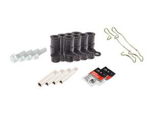 ES#2996900 - 1J0698151KKT6 - Front Pad And Rotor Installation Kit - Services Both Sides - Replace all the serviceable items while performing a standard brake job - Genuine Volkswagen Audi - Volkswagen
