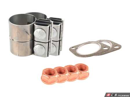 ES#2594033 - 18307560777KT - Center Exhaust Section Installation Kit - Includes mounting hardware and gaskets  - Genuine BMW - BMW