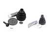 ES#2762463 - 8E0498203Dkt - front CV Joint Refresh Kits - Complete refresh kit including hardware, boots, clamps, and grease - Assembled By ECS - Audi