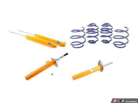 ES#3659051 - 50421KT - Performance Suspension Cup Kit - Sport - Featuring Koni Yellow shocks with H&R Springs - Assembled By ECS - BMW